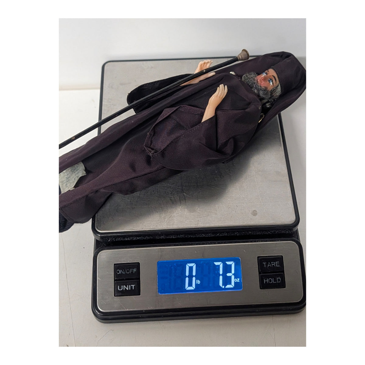 Vintage 1972 Greek Orthodox Priest Doll Handmade Folk Art Figure