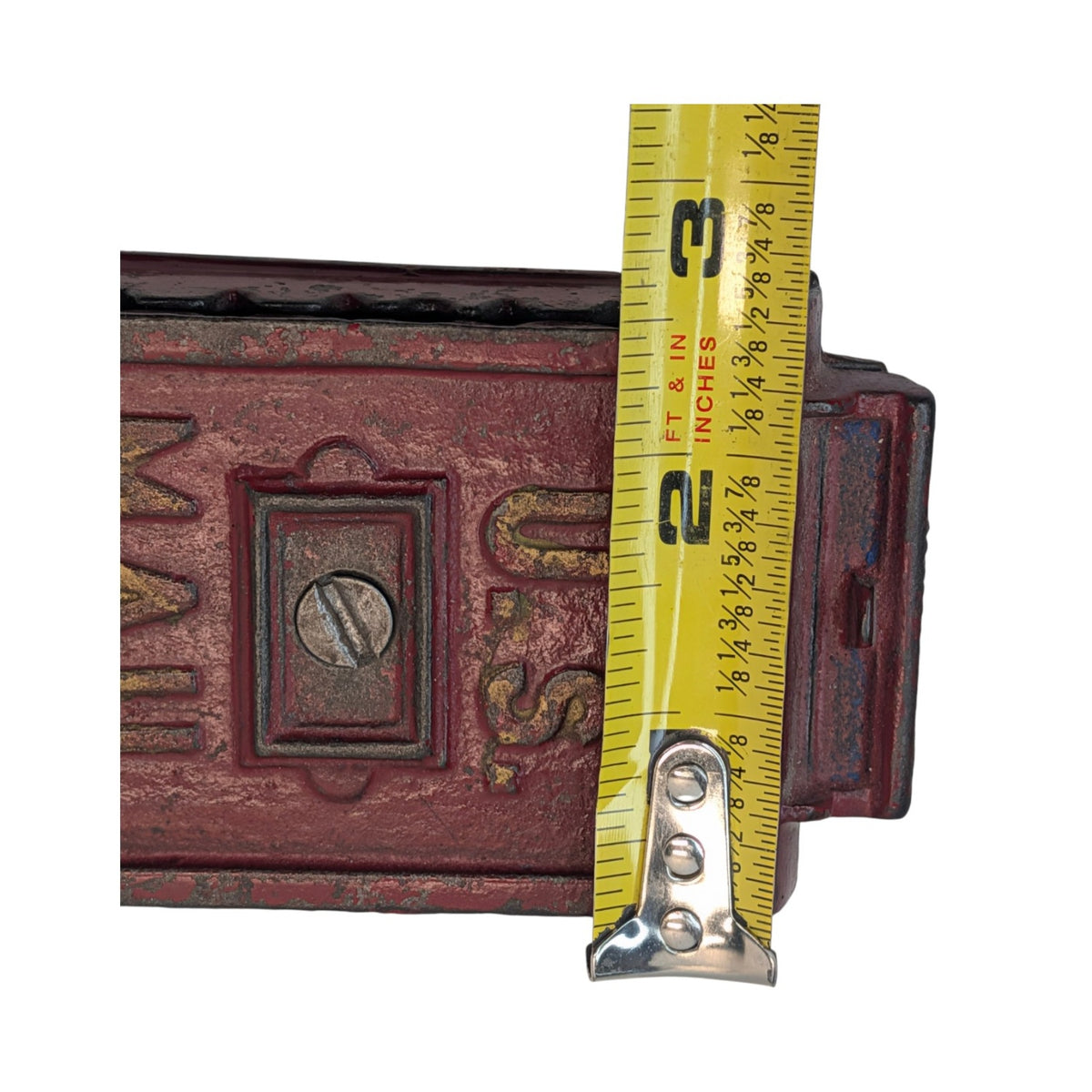 Antique U.S. Mail Cast Iron Mailbox Still Bank c. 1930s Americana