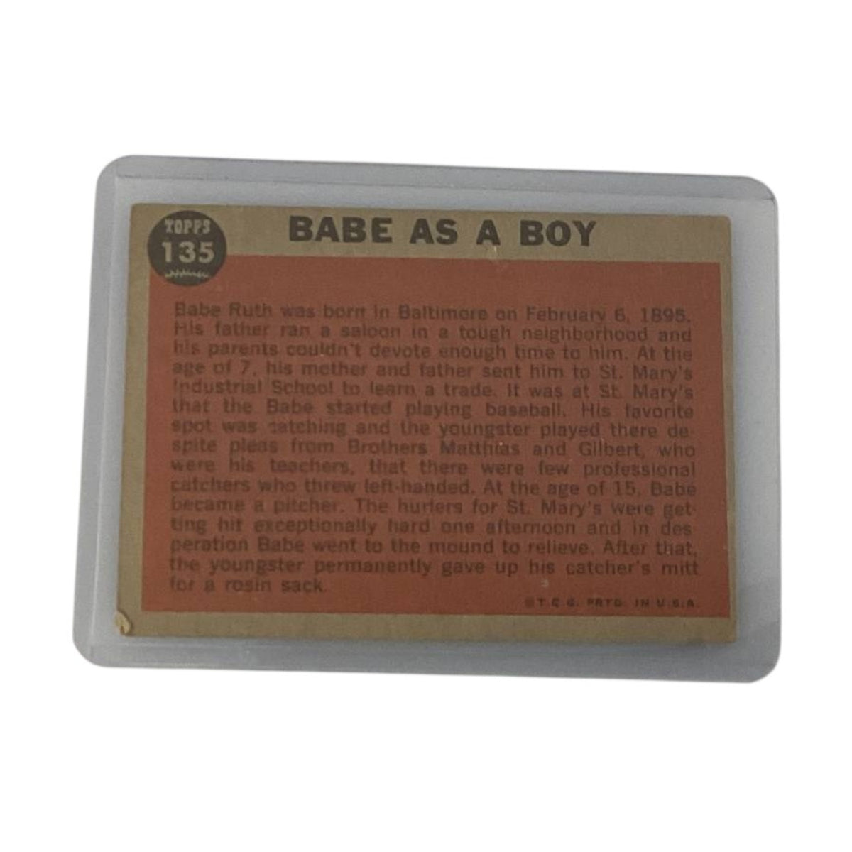 1962 Topps Babe Ruth Special Lot of 3 Cards #135-137 Vintage Baseball
