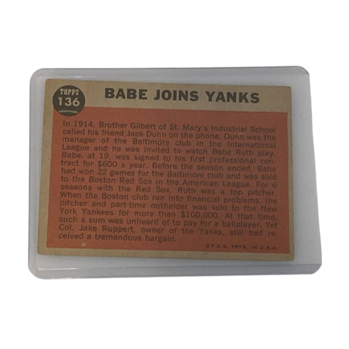 1962 Topps Babe Ruth Special Lot of 3 Cards #135-137 Vintage Baseball