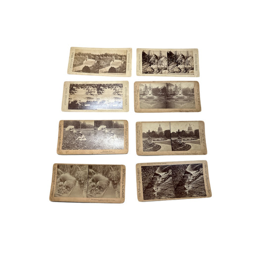 Antique Stereoscope Card Lot c. 1901 American Stereoscopic Co. Yellowstone