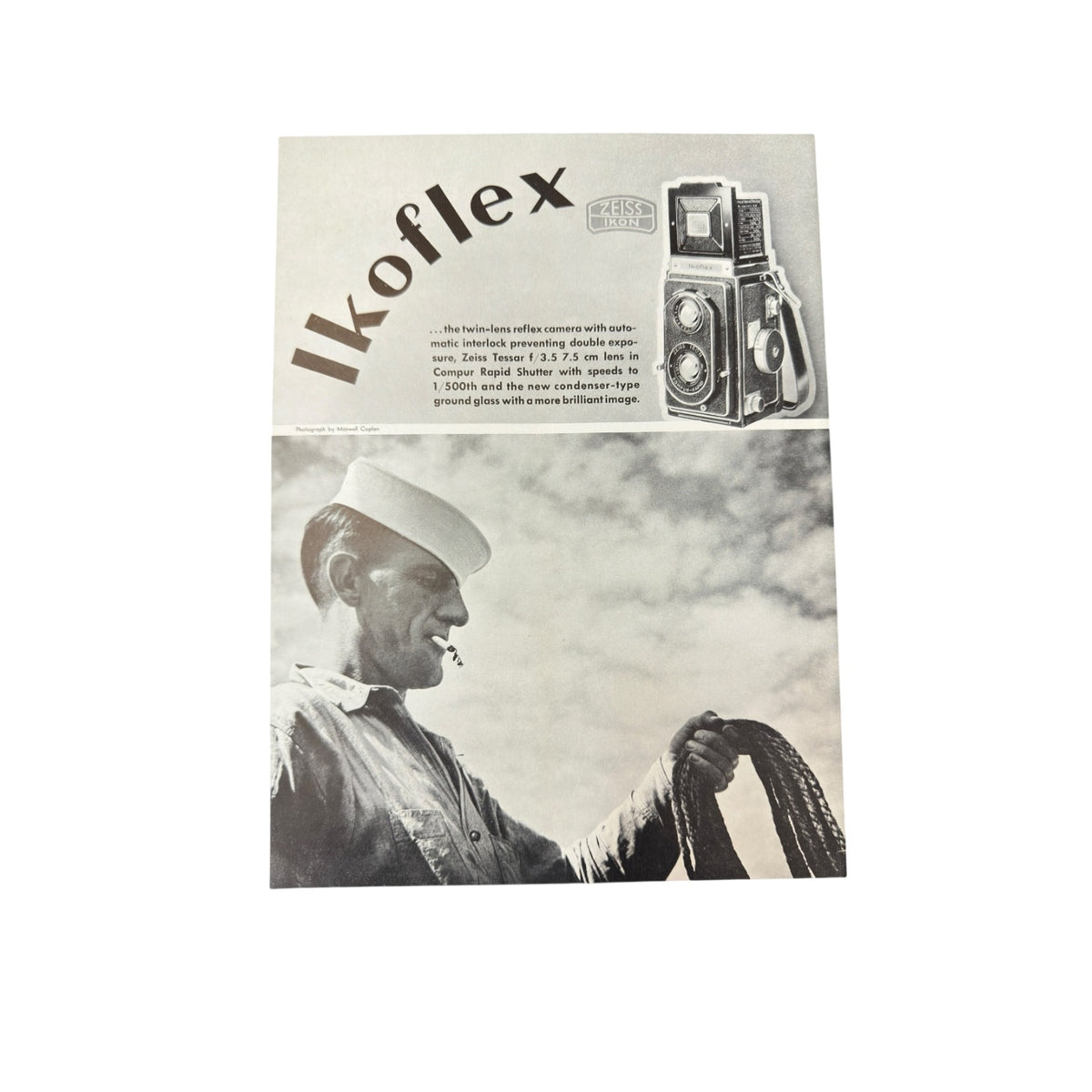 Vintage Zeiss Magazine July 1939 Pre-WWII Photography Ephemera Ikoflex Ad