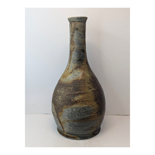 "Richard Bresnahan St Johns Pottery Japanese Karatsu Wood Fired Tokuri 10 Inch"