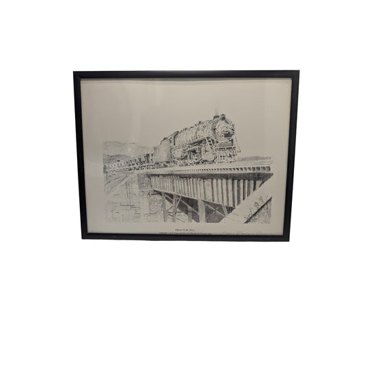 Louis Francis Browne Signed Train Print "Proctor Hill" Ltd Ed 34/500 DM&IR Art
