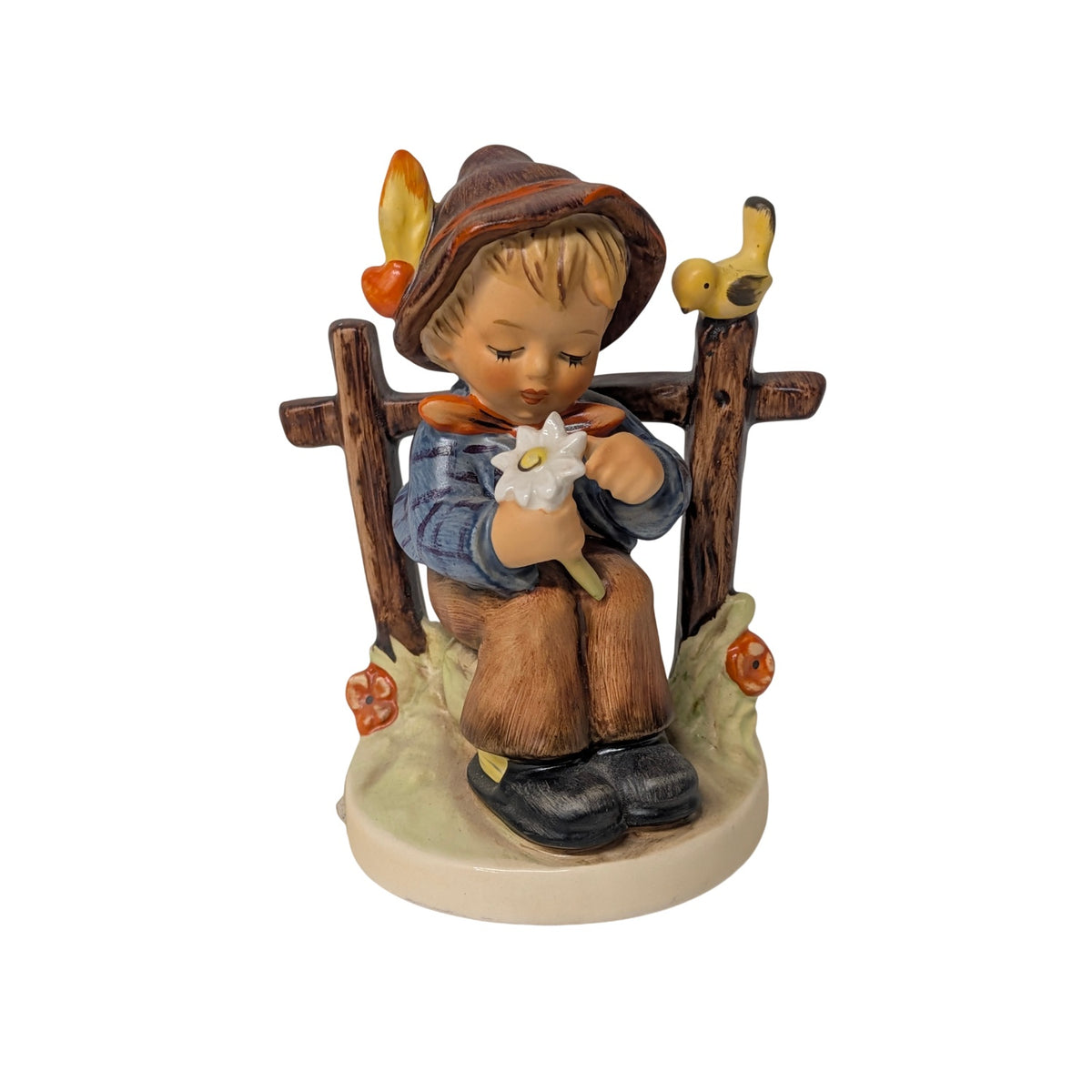 1955 Goebel Hummel Figurine 'She Loves Me, She Loves Me Not' #174 w/ Box