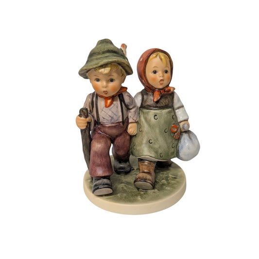 Vintage Goebel Hummel Figurine 'Going Home' #383 TMK-6 w/ Original Box