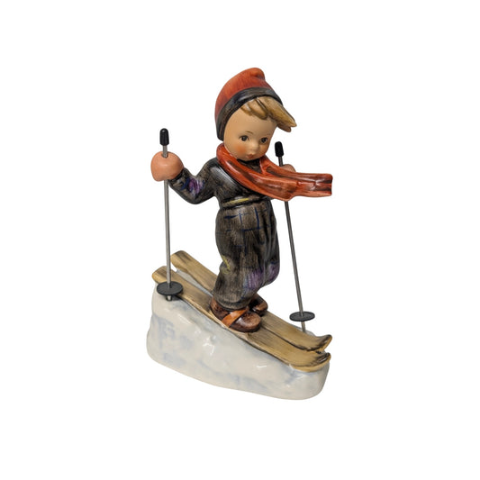 Vintage Goebel M.I. Hummel "Skier" Figurine #59 TMK-6 w/ Box & COA