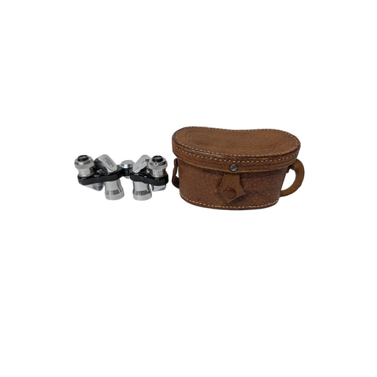 Mid-Century Corona 6x15 Coated Lens Binoculars w/ Tooled Leather Case