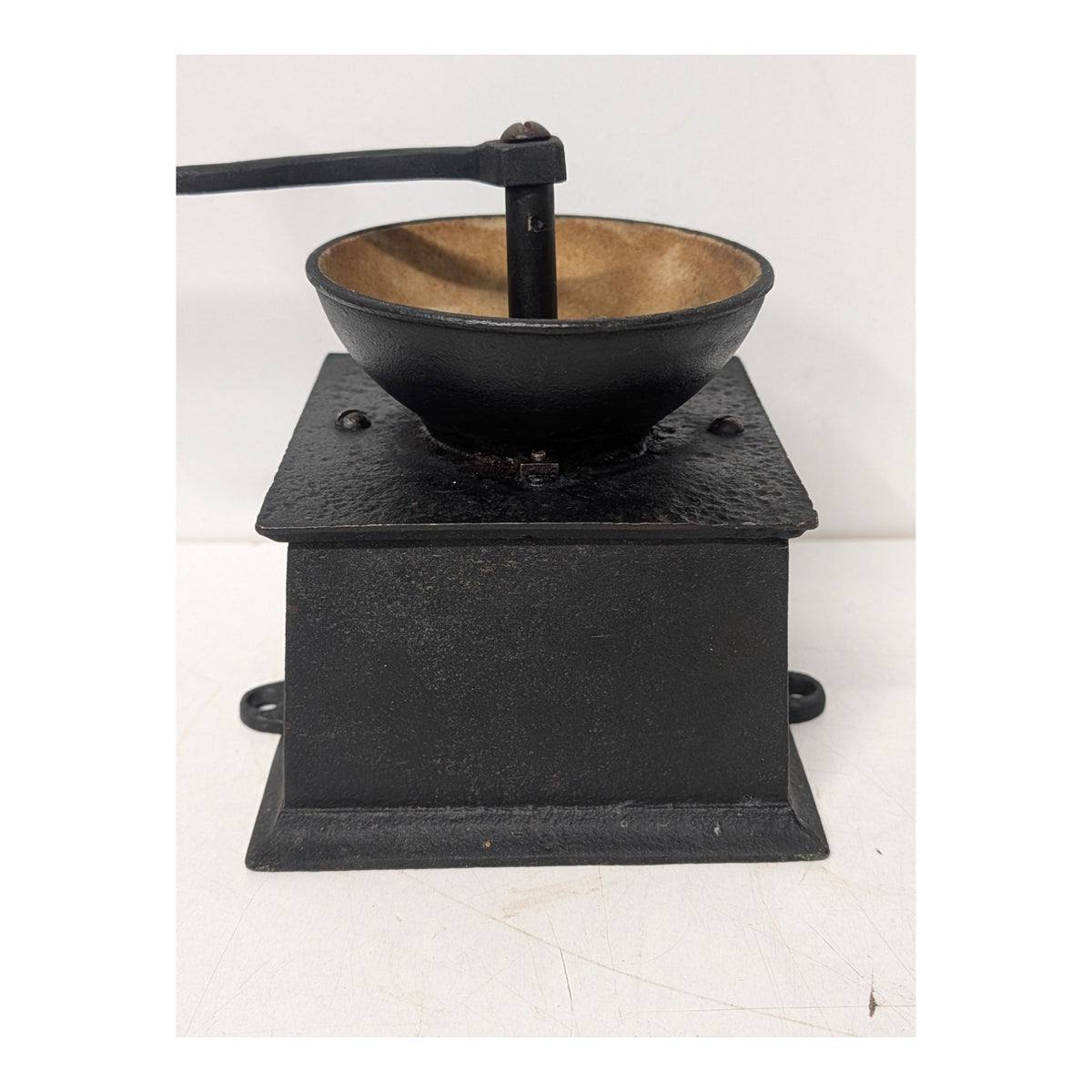 Antique Kenrick & Sons Cast Iron Coffee Grinder Mill, English c. 1900