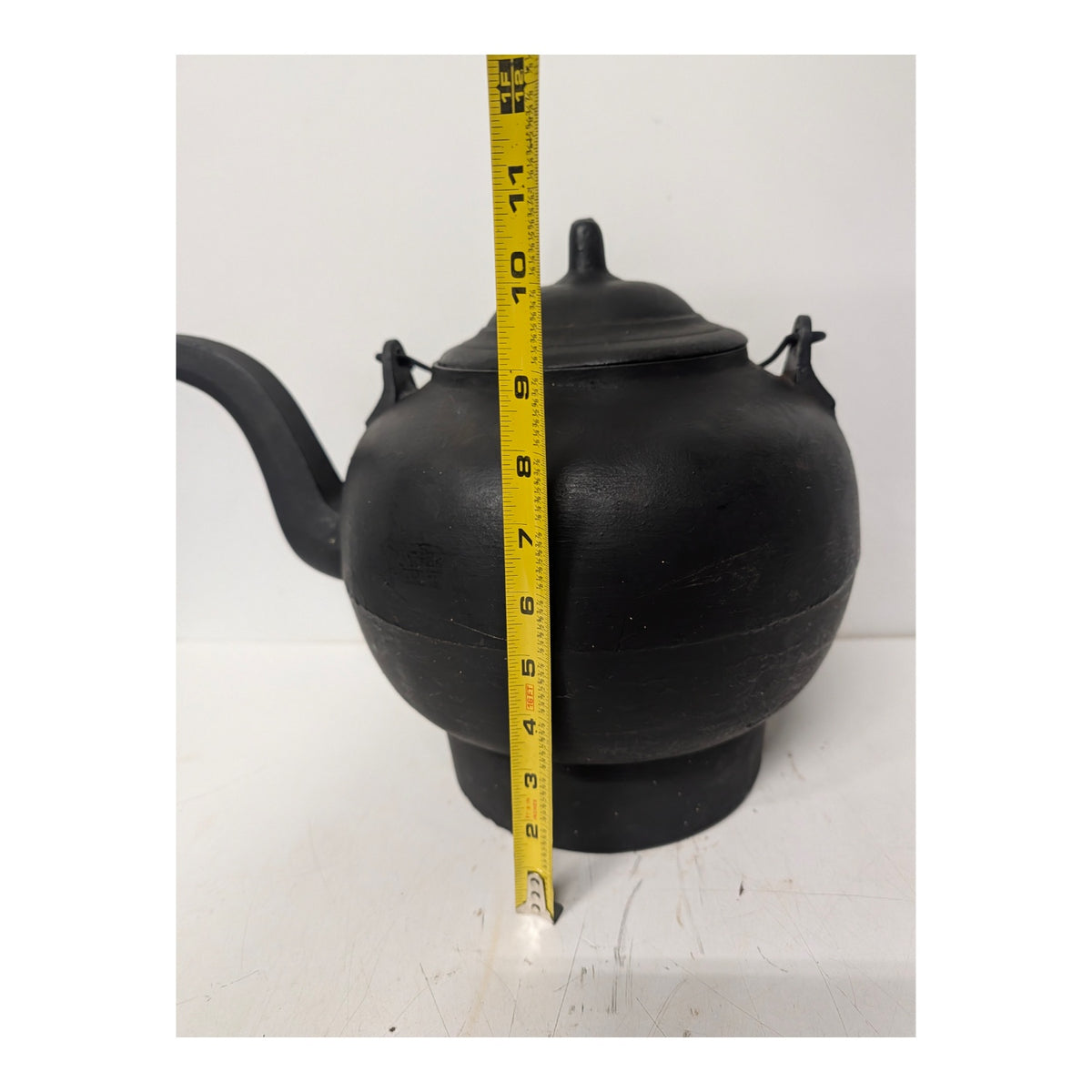 Antique Cast Iron Gate Marked Kettle Cauldron, Rustic Farmhouse Decor