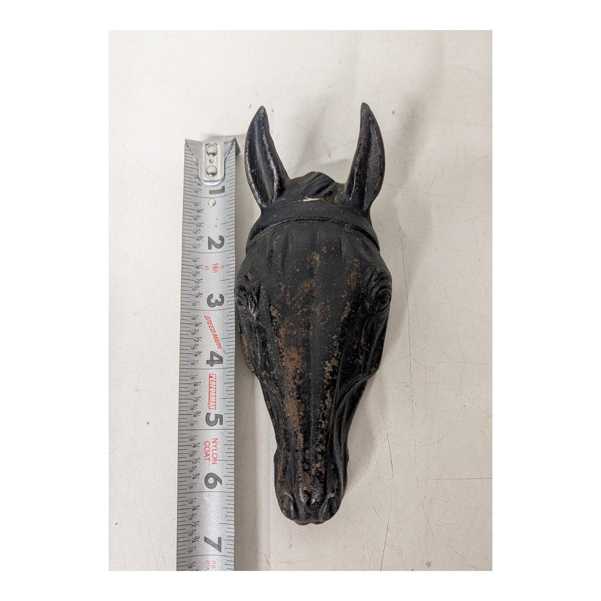 1949 Virginia Metalcrafters Cast Iron Horse Head Wall Plaque 17-13 Equestrian