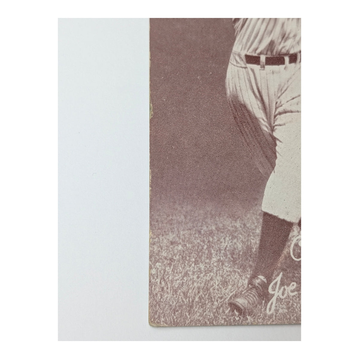 1939-46 Joe DiMaggio HOF Salutation Era Exhibit Arcade Baseball Card