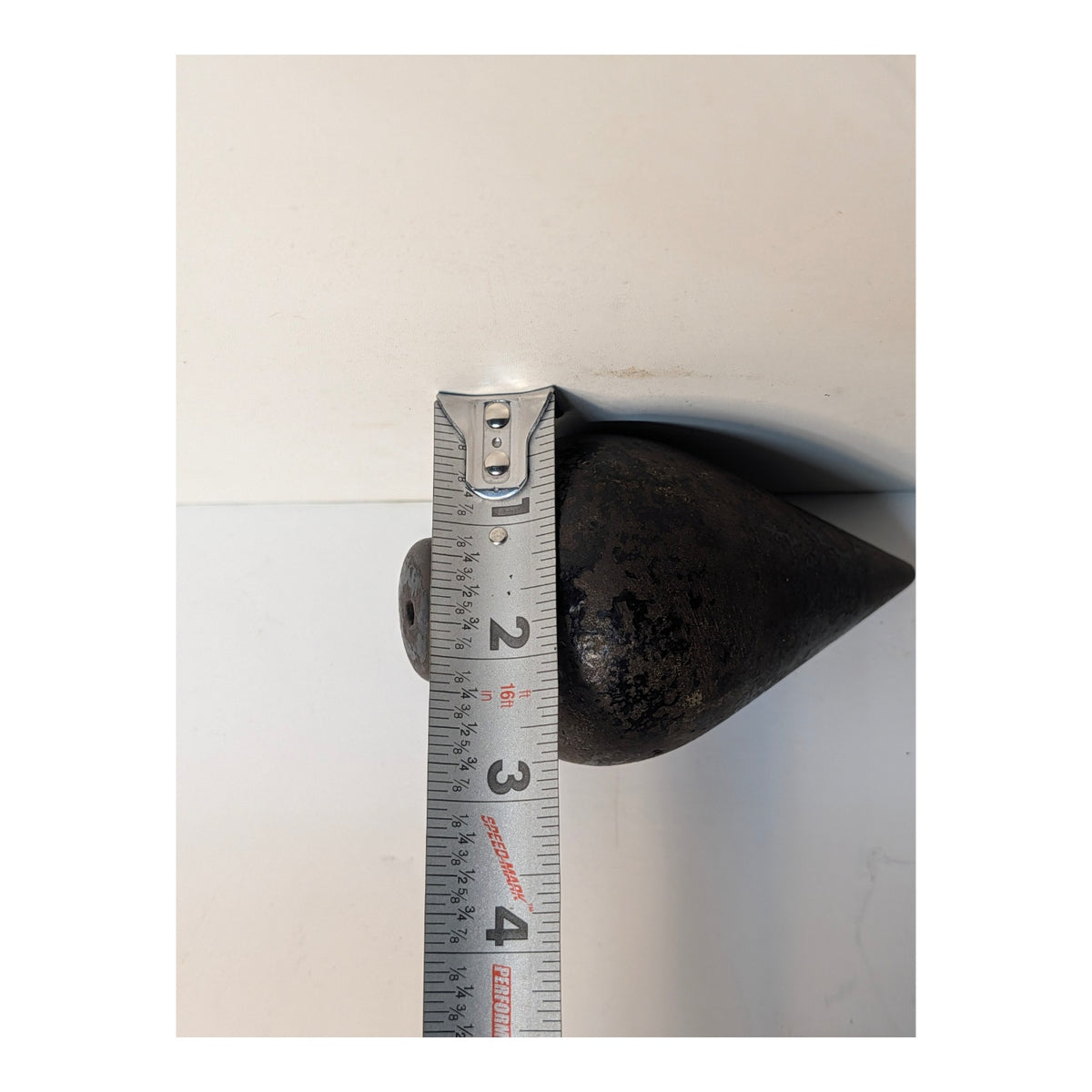 Heavy Vintage Cast Iron Plumb Bob Industrial Steampunk Decor