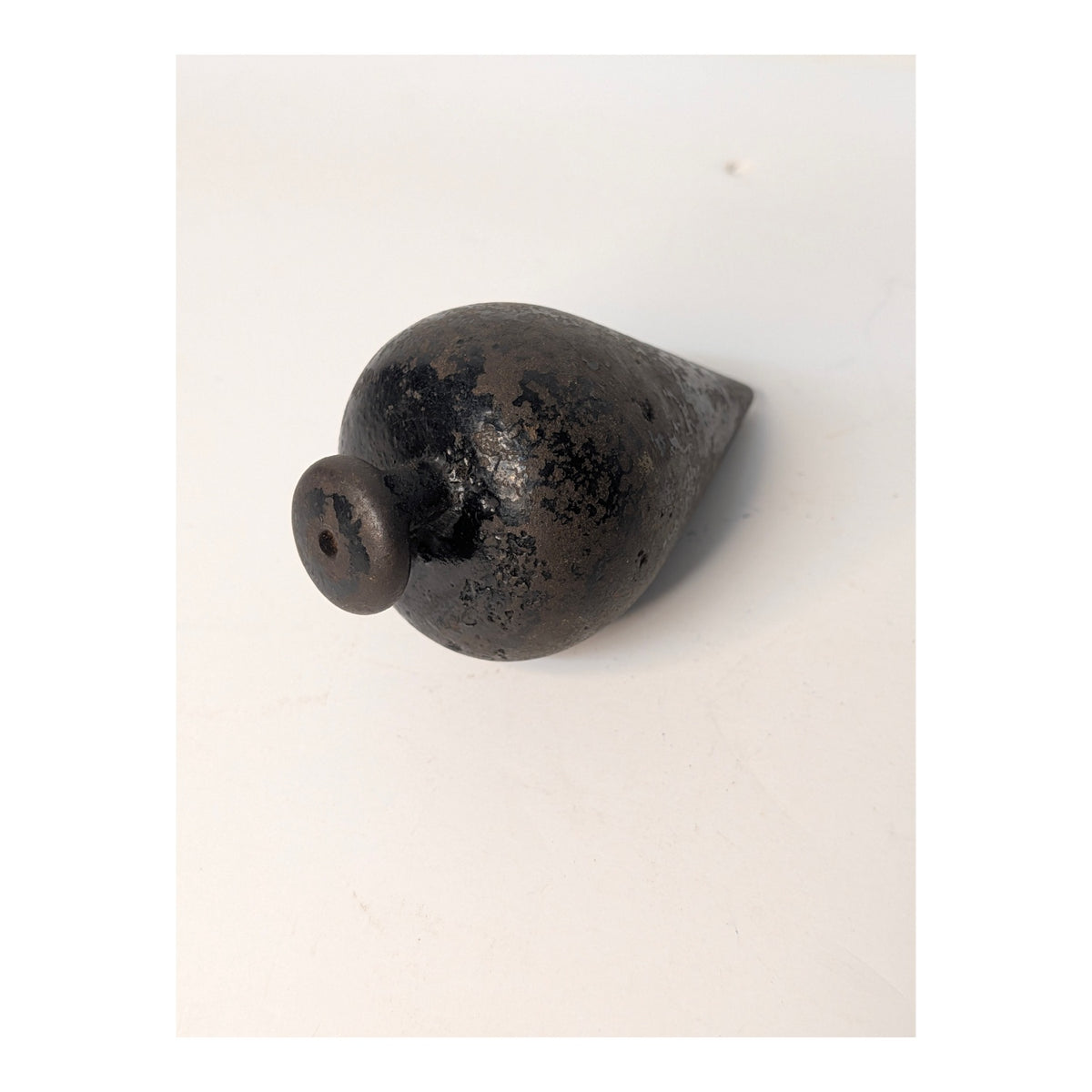 Heavy Vintage Cast Iron Plumb Bob Industrial Steampunk Decor