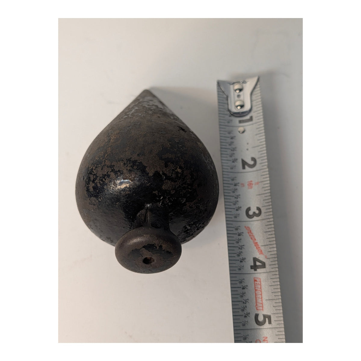 Heavy Vintage Cast Iron Plumb Bob Industrial Steampunk Decor