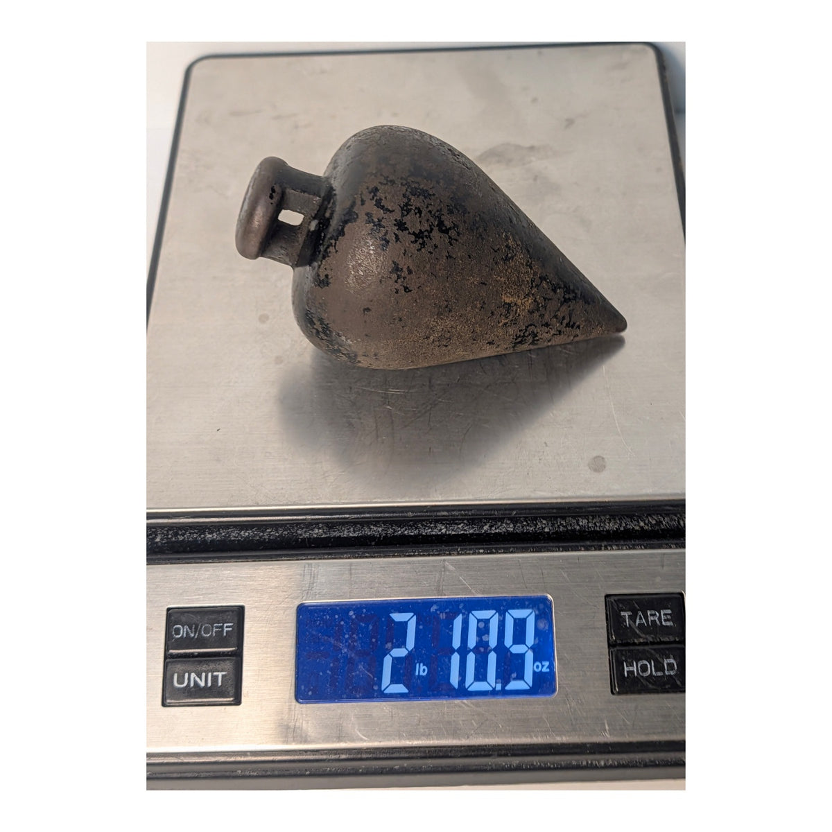 Heavy Vintage Cast Iron Plumb Bob Industrial Steampunk Decor