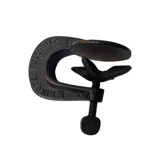 1920s Shaler 5-Minute Vulcanizer Cast Iron Clamp Industrial Art Object
