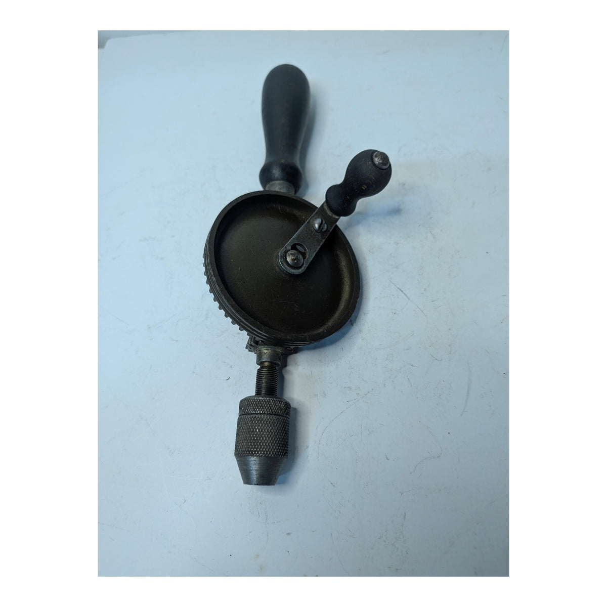 1920s Goodell-Pratt Cast Iron Hand Drill | Antique Woodworking Tool
