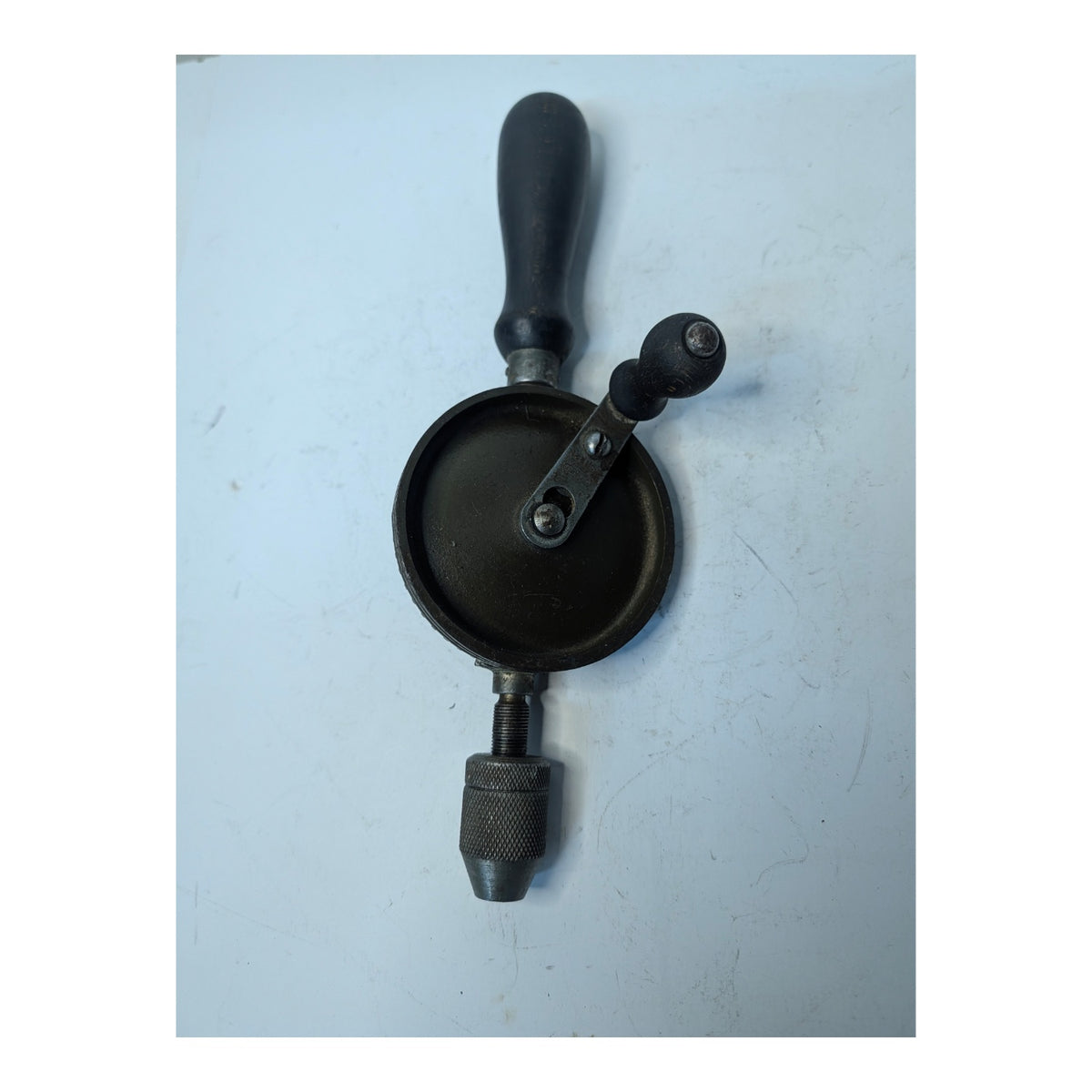 1920s Goodell-Pratt Cast Iron Hand Drill | Antique Woodworking Tool