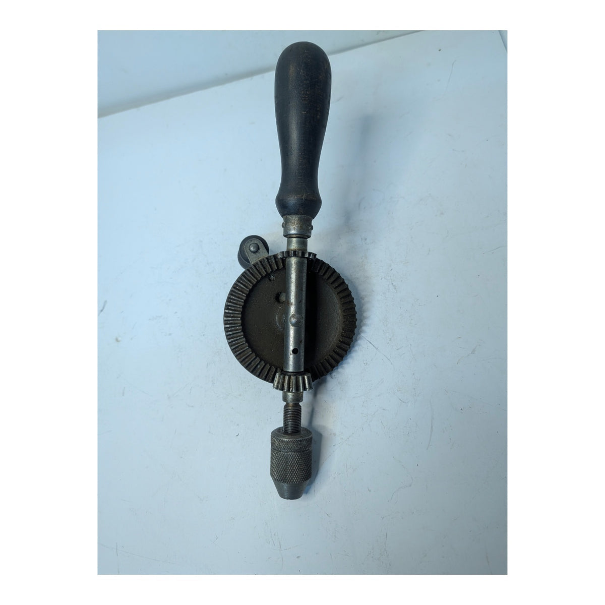 1920s Goodell-Pratt Cast Iron Hand Drill | Antique Woodworking Tool