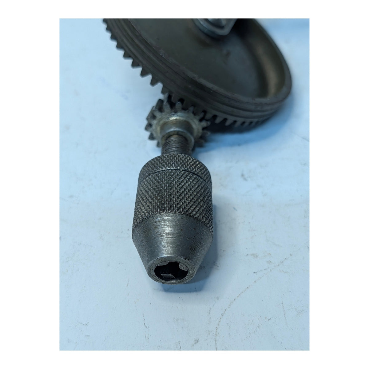 1920s Goodell-Pratt Cast Iron Hand Drill | Antique Woodworking Tool